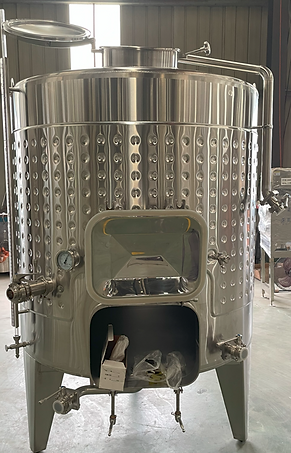 Wine fermentation tanks