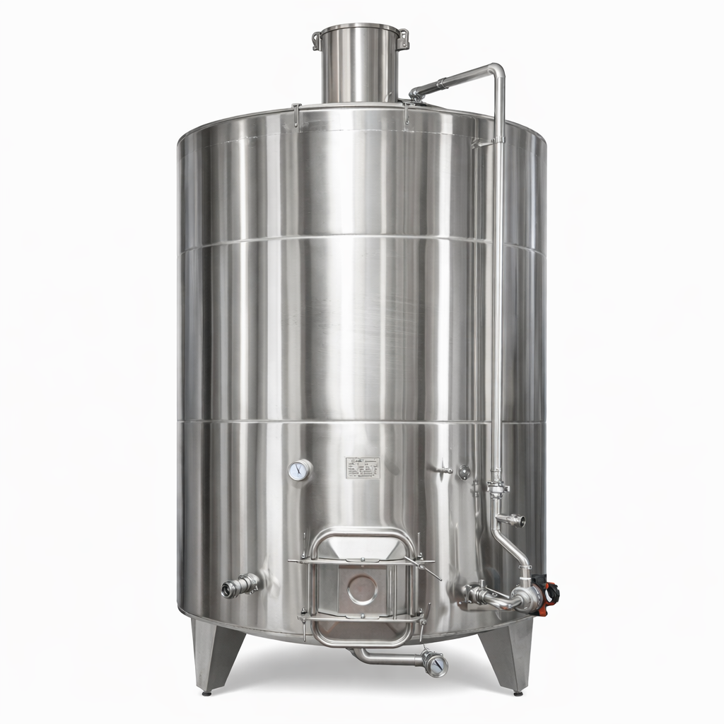 Insulated wine fermatation tank
