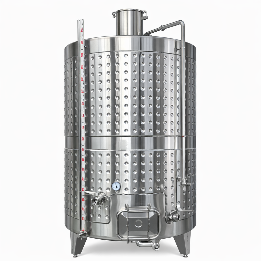 Wine fermentation tanks